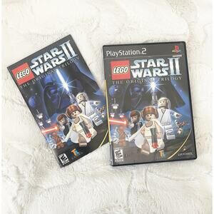 LEGO Star Wars II: The Original Trilogy PlayStation 2 PS2 Black New